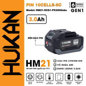 PIN 10 cell dung lượng 3.0Ah HM21-5CG1-PX3000abs