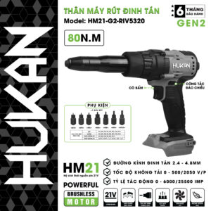 Thân Súng Rút Đinh Pin Hukan Gen 2 HM21-G2-RIV5320