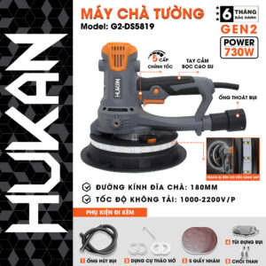 Máy Xoa Tường Có Đèn LED G2-DS5819