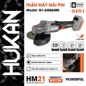 Thân máy cắt mài pin 3 tốc độ Body G1-AGS6400