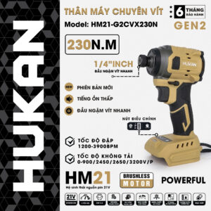 Thân Máy Chuyên Vít HM21-G2CVX230N Màu Cafe