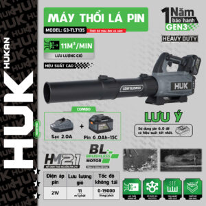 Máy thổi lá dùng pin (GEN 3) G3-TLT135