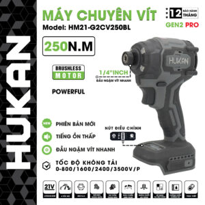 Thân máy chuyên vít HM21-G2CV250BL ( GEN 2 )