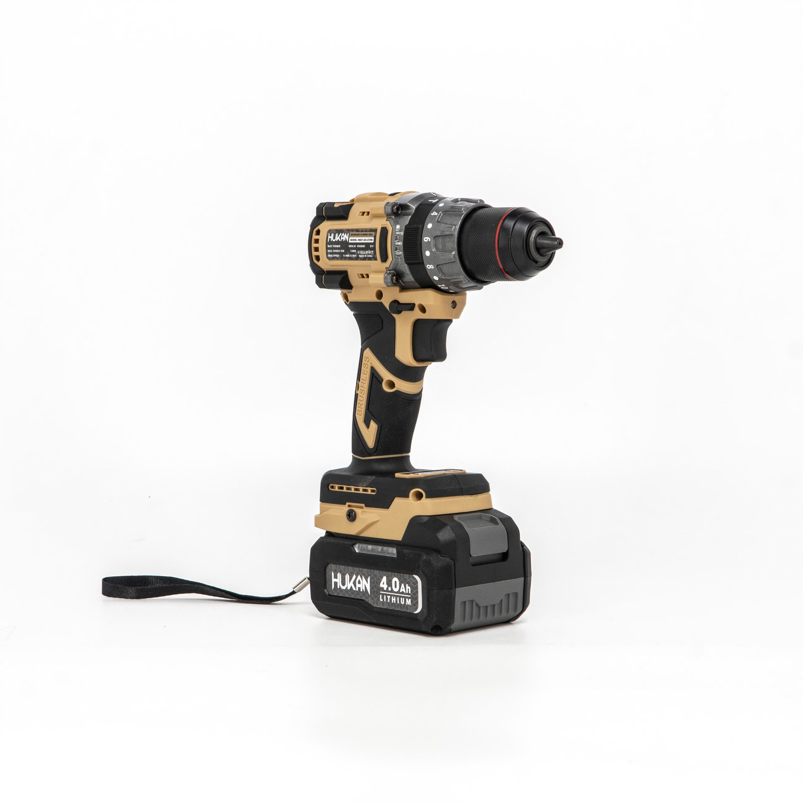Máy Khoan Pin 13mm HM21-G2-Z1700 Màu Cafe - Ảnh 7
