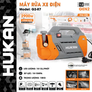 Máy rửa xe điện Hukan Gen 2 G2-R7