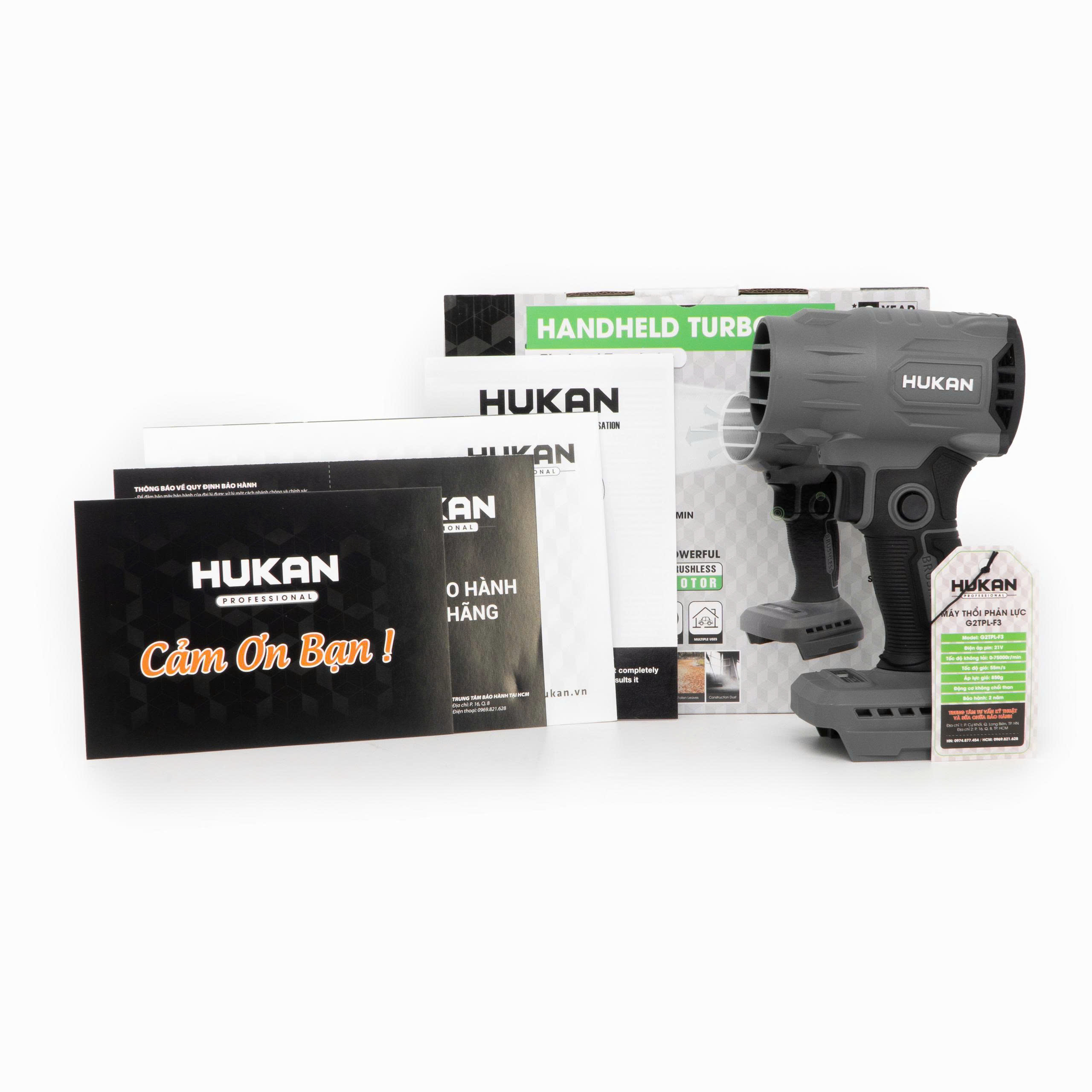 Máy Thổi Phản Lực Sử Dụng Pin Hukan G2TPL-F3 - Ảnh 6