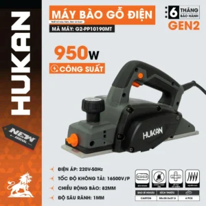 Máy Bào Gỗ Dùng Điện 220V Hukan (GEN2) G2-PP10190MT