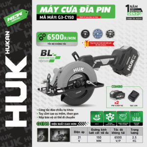 Máy Cưa Đĩa Pin (GEN 3) G3-C150