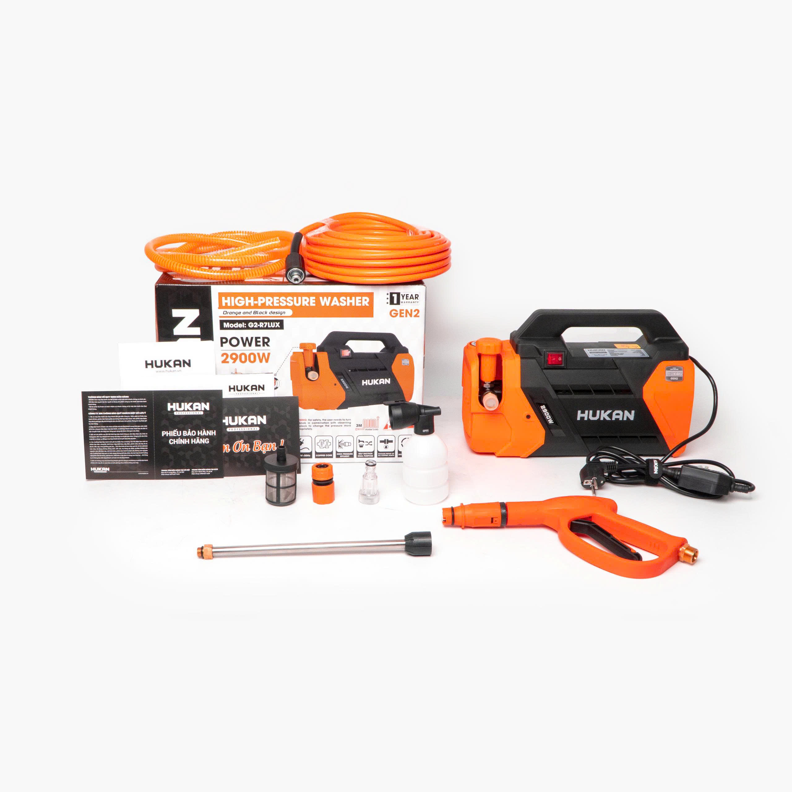 Máy rửa xe điện (GEN 2) G2-R7LUX - Ảnh 2