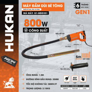 Máy đầm dùi bê tông G1-MDD351