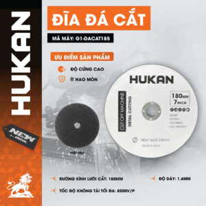 ĐĨA ĐÁ CẮT 180MM G1-DACAT185
