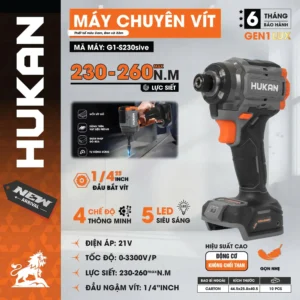 Thân máy chuyên vít G1-S230SIVE Xám - Đen- Cam