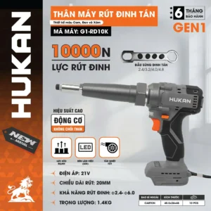 Thân máy rút đinh tán G1-RD10K