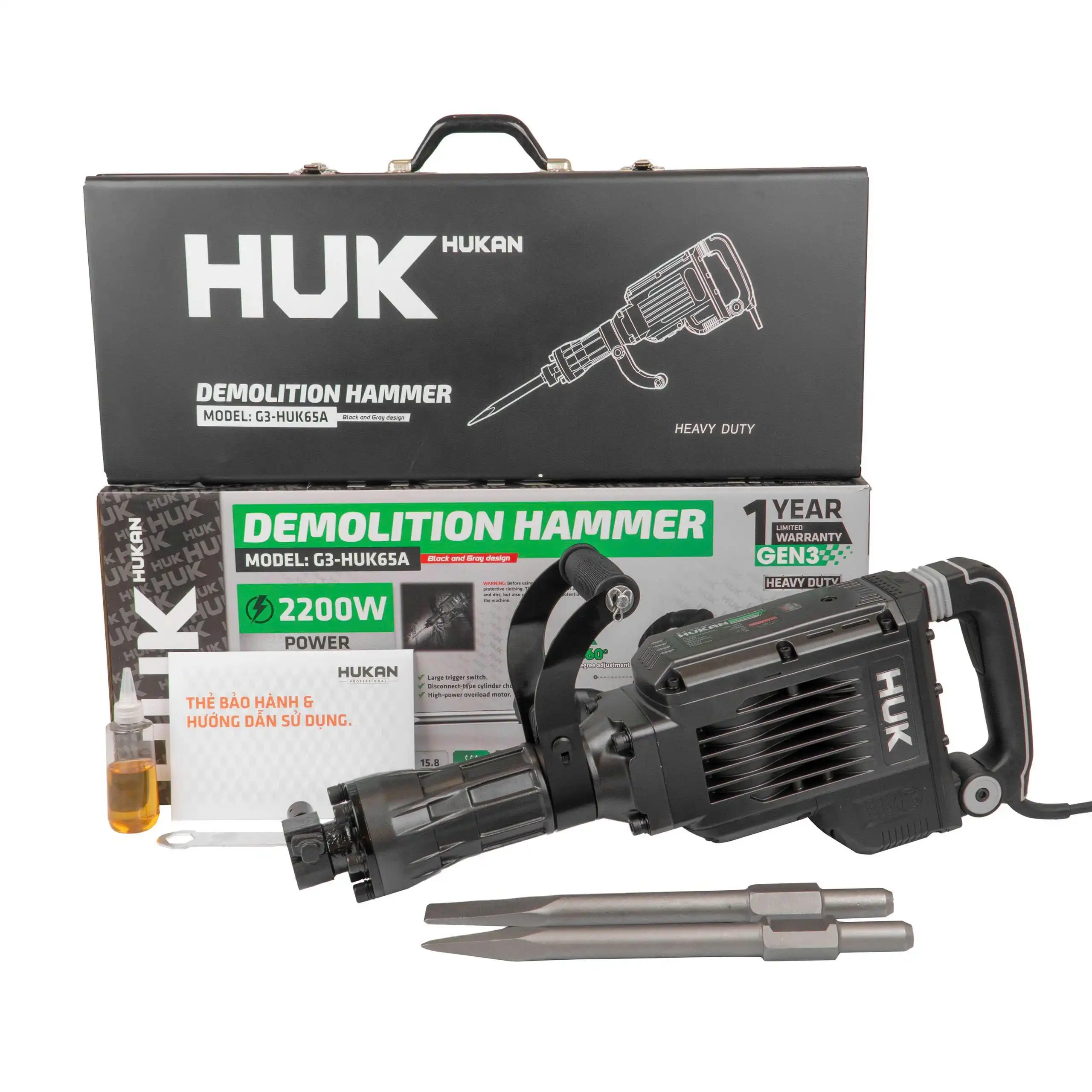 Máy đục bê tông điện G3-HUK65A - Ảnh 2