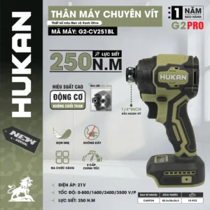 Thân máy chuyên vít G2-CV251BL Xanh Đen