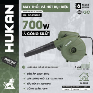 Máy thổi và hút bụi điện GC-ETB702