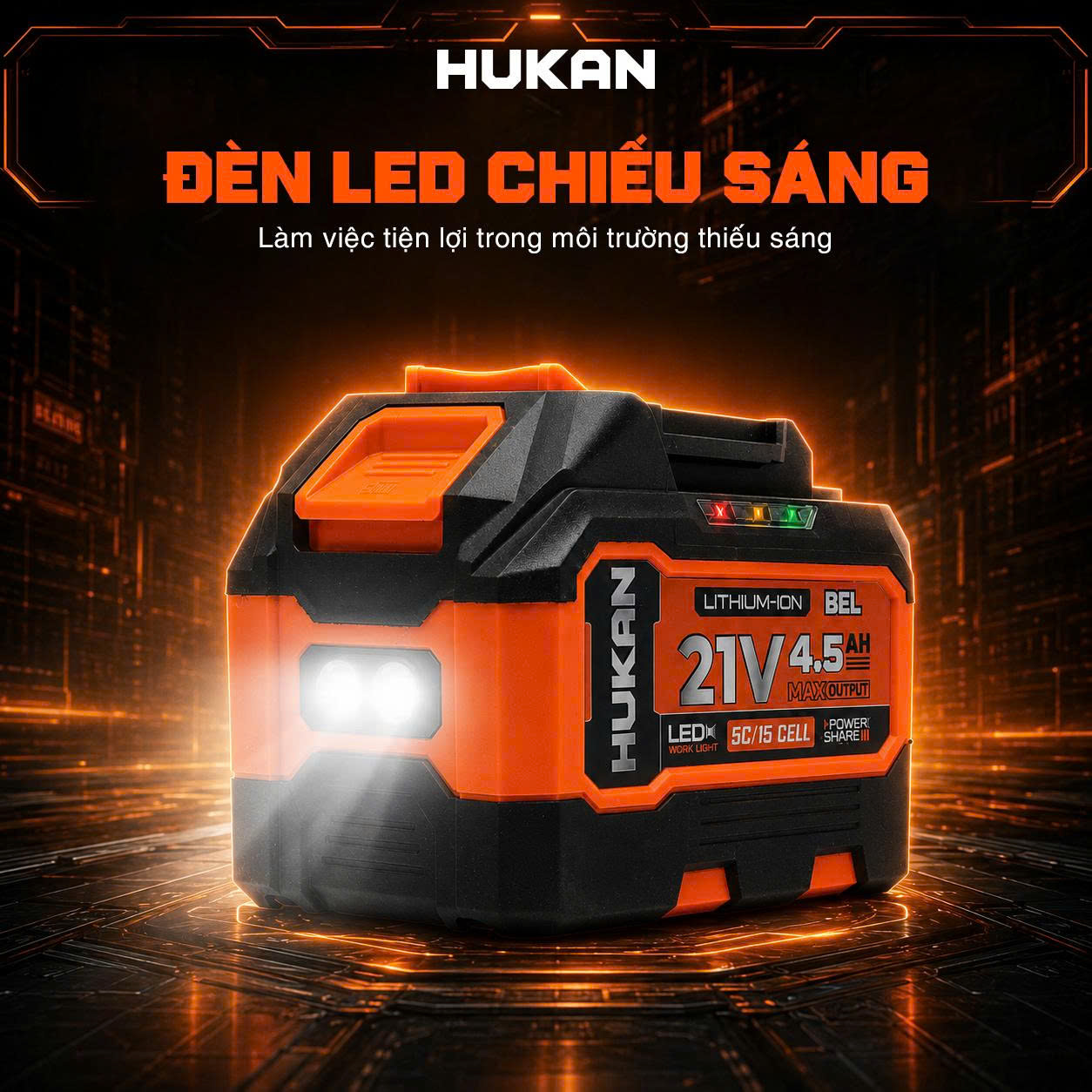 Pin Lithium-Ion HUKAN G1-BEL4515-P4 - Ảnh 3