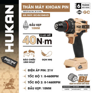Thân Máy Khoan Pin Hukan GC-DL1040-Z2