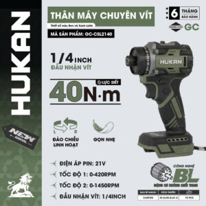 Thân Máy Chuyên Vít Hukan GC-CSL2140
