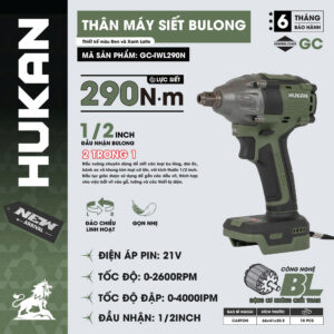 Thân Máy Siết Bulong Hukan GC-IWL290N