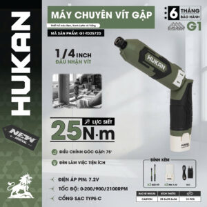 Máy Chuyên Vít Gập HUKAN G1-TD2572D